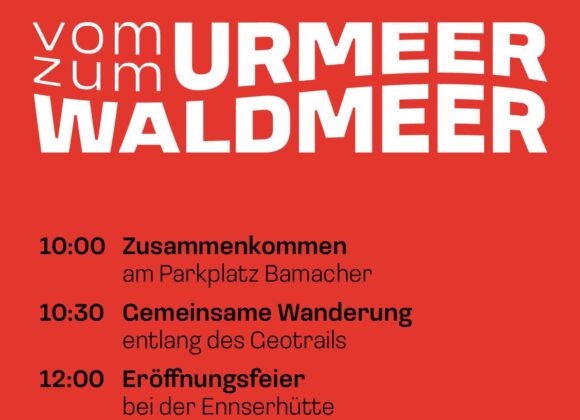 Unser Geotrail wird am 10. Juli eröffnet! Vom Parkplatz Bamacher bis zu uns herauf, schöne Exponate und eine spannende Rätselrally erwarten euch!